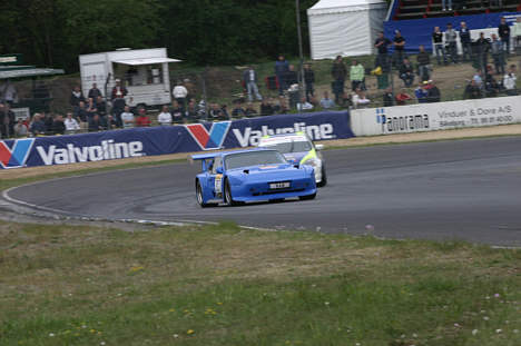 Andreas Kjærgaard kørte den brede stil i sin Porsche 948 V8, og sluttede 9’er.